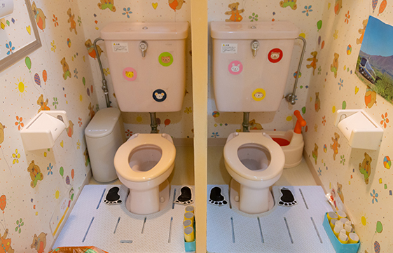 子ども用トイレ